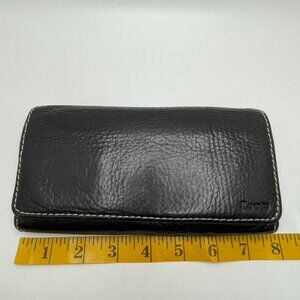 Large Roots Leather Wallet